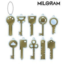 Milgram Trading Key Motif Acrylic Key Ring (Set of 10) (Anime Toy)