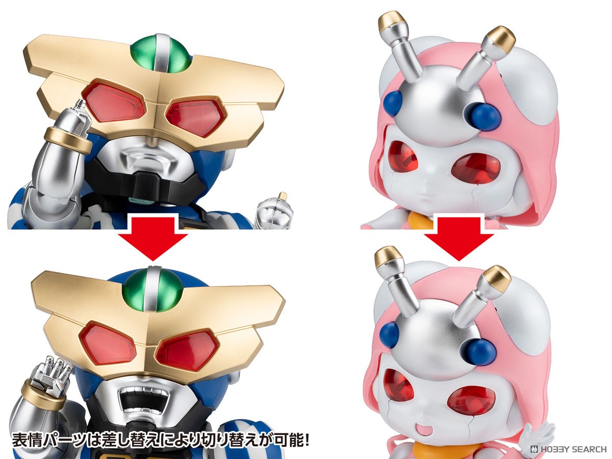 キャプテントンボーグ＆テントリーナ セット (プラモデル) 商品画像5