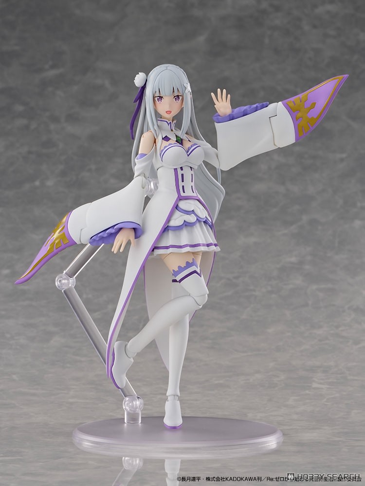 KADOKAWA PLASTIC MODEL SERIES 「Re:ゼロから始める異世界生活」 エミリア DX ver. (プラモデル) 商品画像10