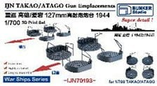IJN TAKAO/ATAGO Gun Emplacements (Plastic model)