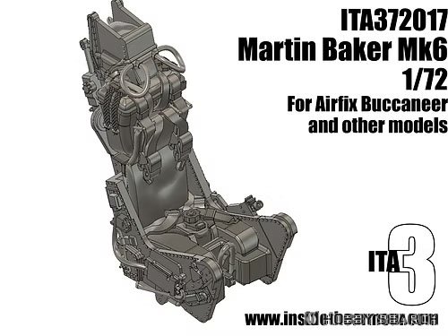 マーティン・ベイカー Mk6 射出座席 (エアフィックス バッカニア等用