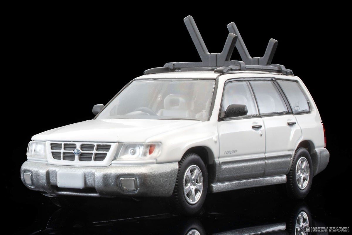 LV-N328b Subaru Forester Custom (White/Silver) w/Kayak & Figure (Diecast Car) 商品画像8