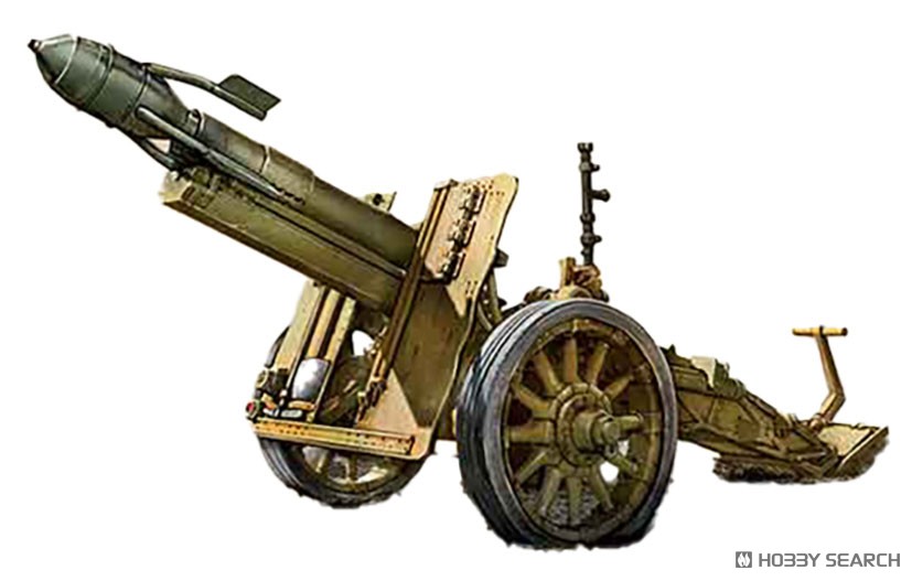 独・150mm重歩兵砲sIG33木製車輪＆42型砲口装填型爆風弾 (プラモデル