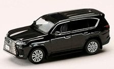 Lexus LX600 Executive Graphite Black / Black Interior (Diecast Car)