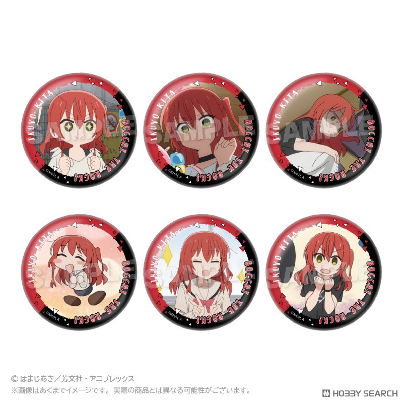 ぼっち・ざ・ろっく！ コレクション缶バッジ 喜多郁代 (6個セット