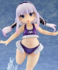 Kanna Kamui: Excited to Wear a Swimsuit at Home Ver. (Purple) (Figure)