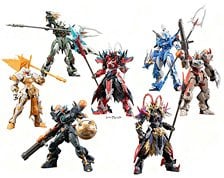 I`m a Great Hero Series Trading Plastic Model Kit (Set of 6) (Plastic model)