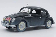 Volkswagen Beetle Monte Carlo 1951 #111 Baronvon Hanstein / Fuhrman Weathered (Diecast Car)