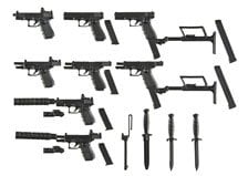 1/12 Little Armory [LA117]G17&18C&19 Type (Plastic model)