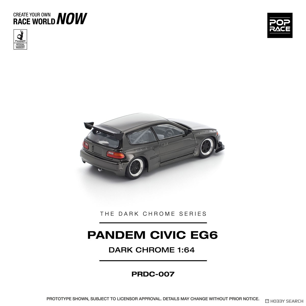 パンデム シビック EG6 ダーククローム ミニカー｜ホビーサーチ