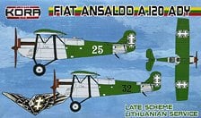 Ansaldo A.120 Ady Lithuanian ski service early (Plastic model)
