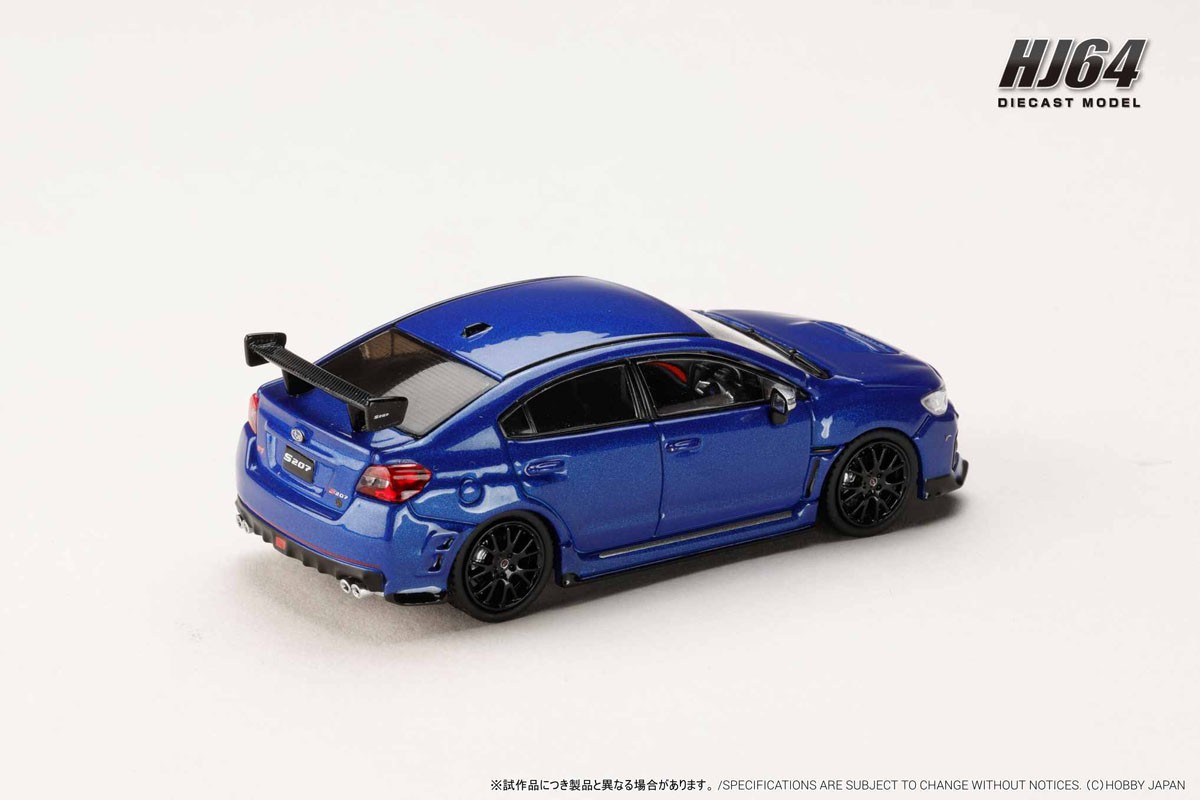 スバル S207 NBR チャレンジ パッケージ WR ブルー パール (ミニカー) 商品画像2