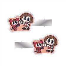 初音ミク ANGEL BLUEコラボ 描き起こし MEIKO&ナカムラくん アクリルヘアクリップ2個セット (キャラクターグッズ)