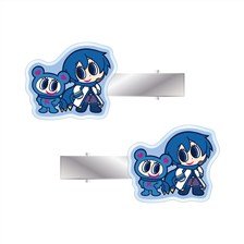 初音ミク ANGEL BLUEコラボ 描き起こし KAITO&ナカムラくん アクリルヘアクリップ2個セット (キャラクターグッズ)