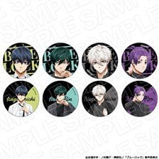 TV Animation [Blue Lock] Hologram Can Badge (Blind) Black outfit Ver. (Set of 8) (Anime Toy)