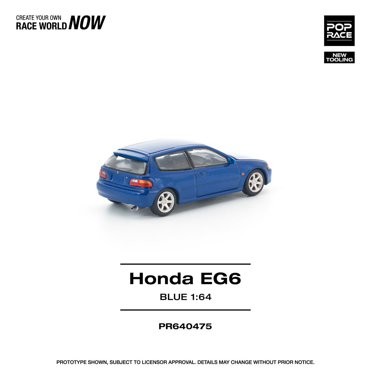 ホンダ シビック EG6 ブルー (ミニカー) 商品画像5