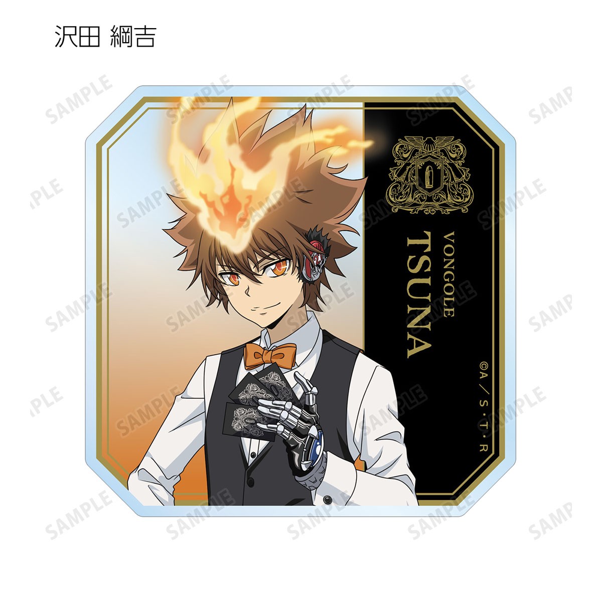 家庭教師ヒットマンREBORN！ 描き下ろし カジノver. トレーディングアクリルコースター (8個セット) (キャラクターグッズ) 商品画像2