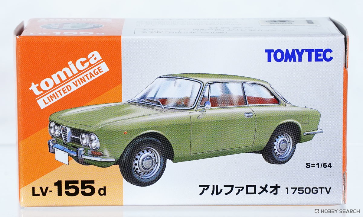 LV－155d アルファロメオ 1750GTV (オリーブグリーンM) (ミニカー) パッケージ1