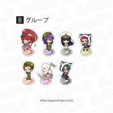 GNOSIA Random Mini Chara Acrylic Stand B (Set of 7) (Anime Toy)
