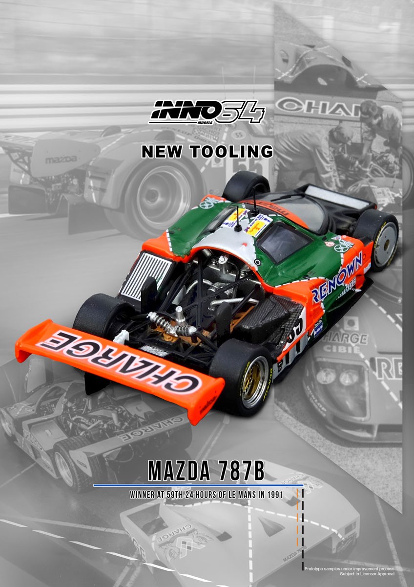 トミーテック　マツダ 787B 1991 ル・マン24時間レース 18号車 トミーテック マツダ 787B 1991 ル・マン24時間レース 18号車 LV-Neo