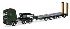 (HO) Scania CR20 Low Floor Semi Low-boy Semi Trailer Czech Armed Forces (Model Train)