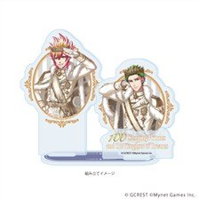 アクリルスタンドプレート「夢王国と眠れる100人の王子様」56/カルロ&澄快(公式イラスト) (キャラクターグッズ)