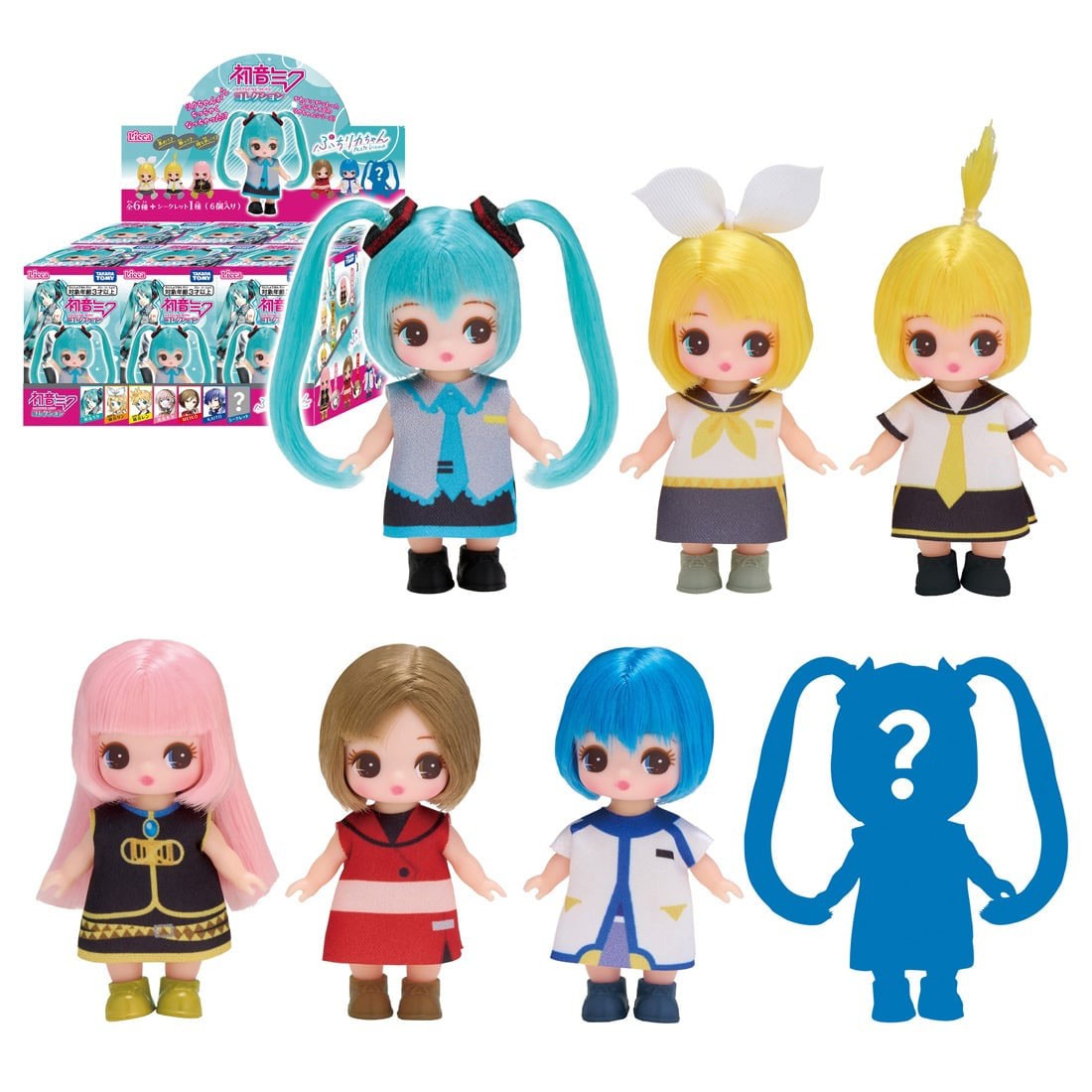 ぷちリカちゃん　6体セット ぷちリカちゃん 初音ミクコレクション DP-BOX (6個セット) りかちゃん
