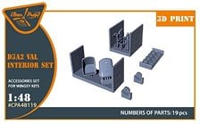 D3A2 Val Interior Set (for Wingsy Kits) (Plastic model)