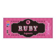 ラブライブ！サンシャイン!! フェイスタオル / 黒澤 ルビィ (キャラクターグッズ)