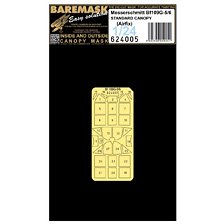 Messerschmitt Bf109G-5/6 Standard Canopy Masks (for Airfix) (Plastic model)