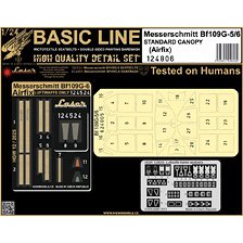 Messerschmitt Bf109G-5/6 Standard Canopy Basic Line (for Airfix) (Plastic model)