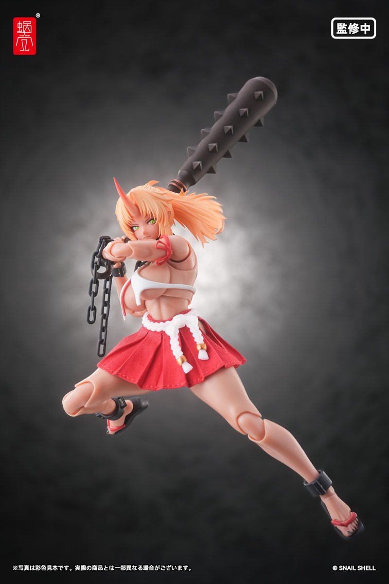 [Bonus Included] RPGEX-08 Oni Shrine Maiden - Second Daughter Momiji (Figure) 商品画像3
