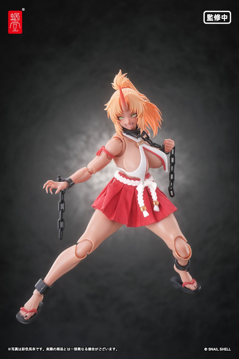 [Bonus Included] RPGEX-08 Oni Shrine Maiden - Second Daughter Momiji (Figure) 商品画像4