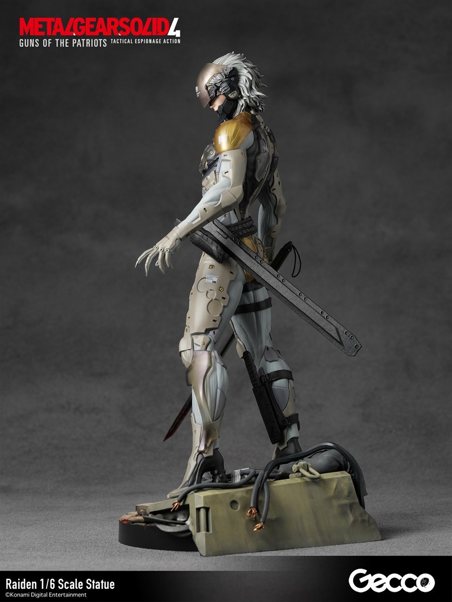 METAL GEAR SOLID 4 GUNS OF THE PATRIOTS Raiden 1/6 Scale Statue (Completed) 商品画像11