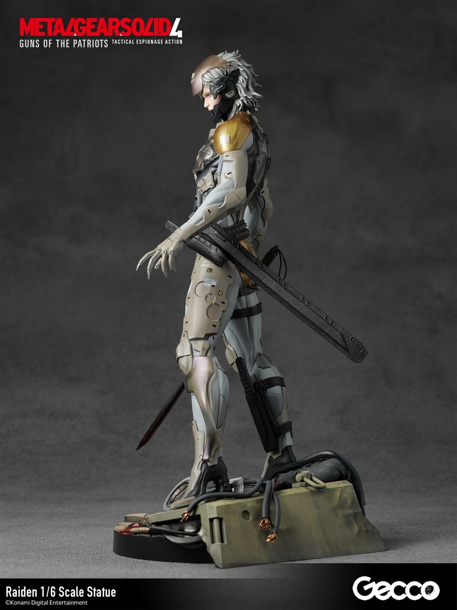 METAL GEAR SOLID 4 GUNS OF THE PATRIOTS Raiden 1/6 Scale Statue (Completed) 商品画像3