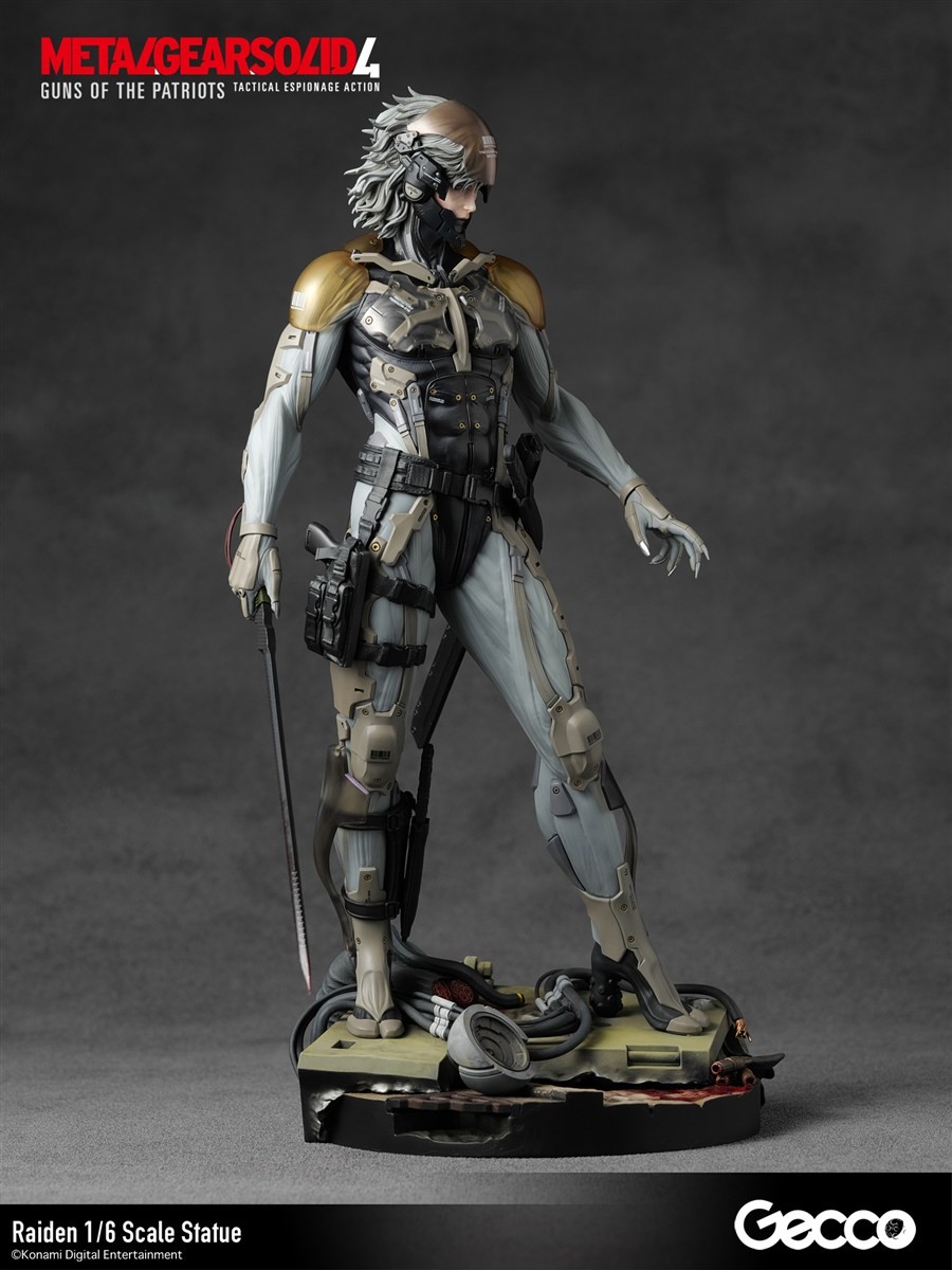 雷電　メタルギア　ガレージキット　guns of the patriots METAL GEAR SOLID 4 GUNS OF THE PATRIOTS 雷電 1/6スケールスタチュー