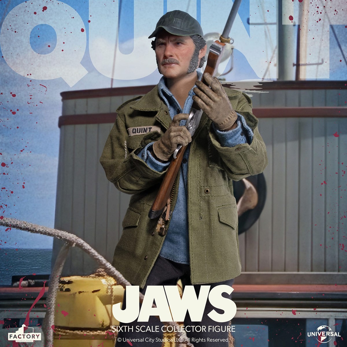 JAWS ジョーズ/ サム・クイント 1/6 アクションフィギュア (完成品