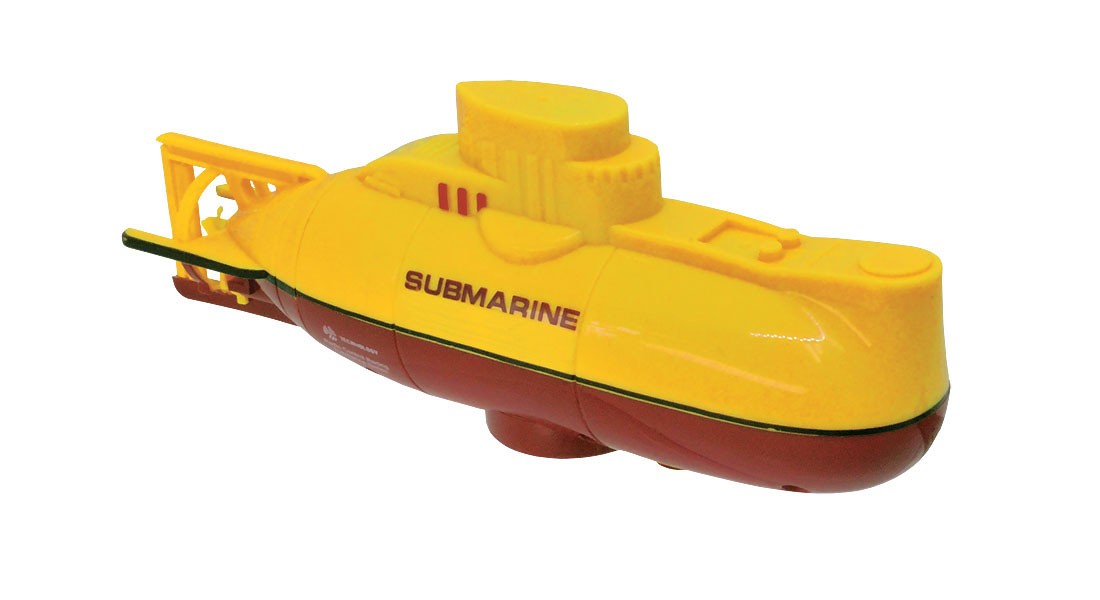 R/C U18型潜水艦 イエロー×レッド (27MHz) (ラジコン) 商品画像2