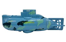 R/C U18型潜水艦 ブルー迷彩 (27MHz) (ラジコン)