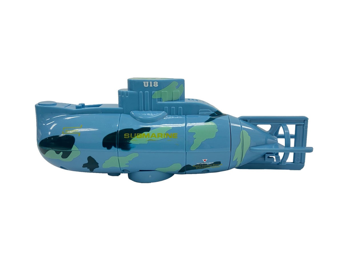R/C U18型潜水艦 ブルー迷彩 (27MHz) (ラジコン) 商品画像1