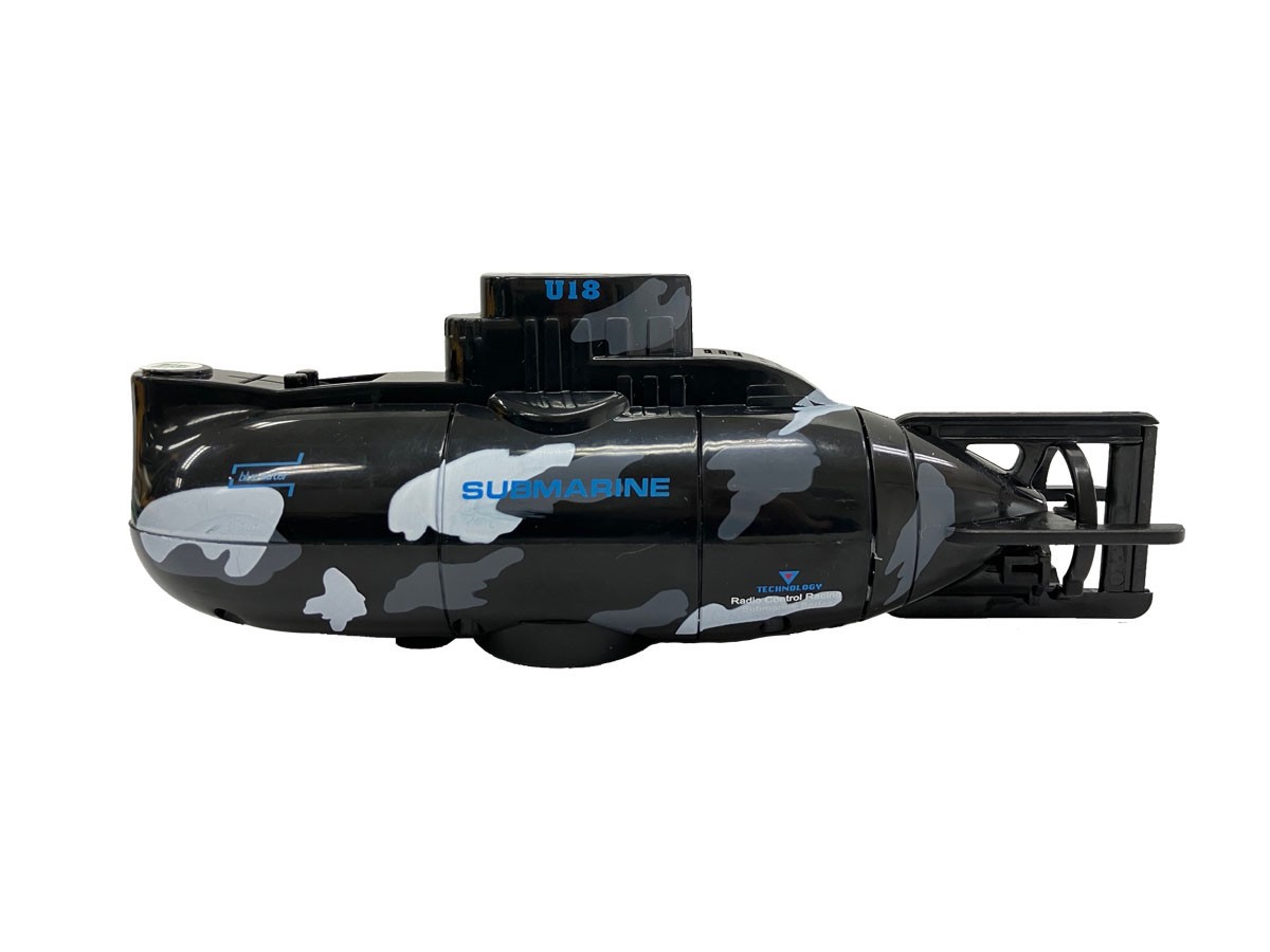 R/C U18型潜水艦 ブラック迷彩 (40MHz) (ラジコン) 商品画像1