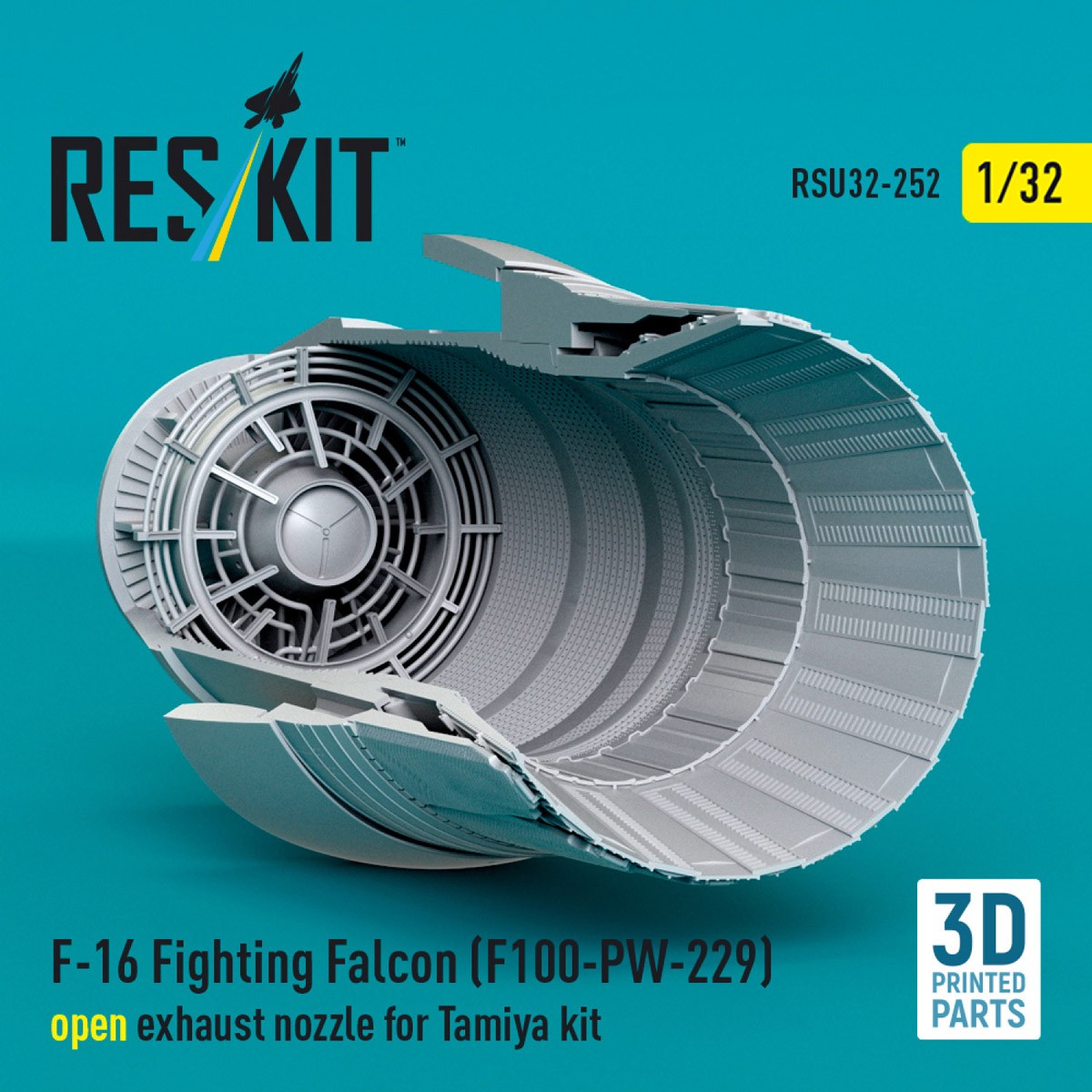 F-16 F100-PW-229 アフターバーナー (開状態) (タミヤ用) (プラモデル) その他の画像3