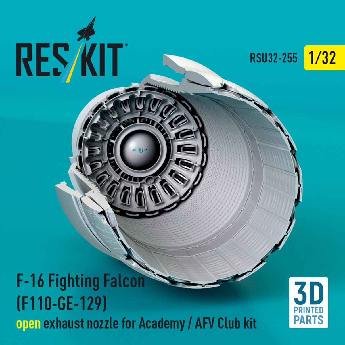 F-16 F110-GE-129 アフターバーナー (開状態) (アカデミー/AFVクラブ用) (プラモデル) その他の画像3