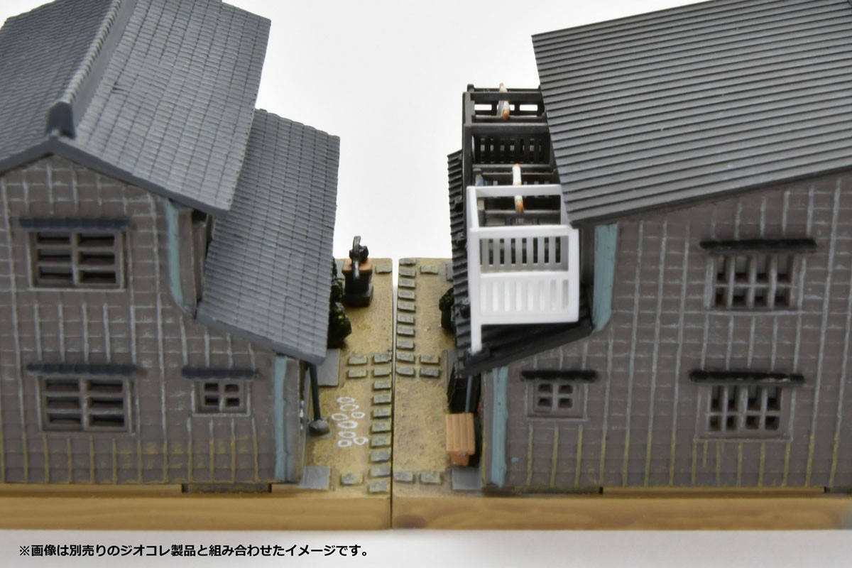 建物コレクション 055-1R 商店長屋B1R (鉄道模型) その他の画像1