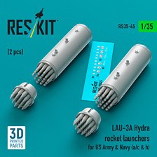 LAU-3A ロケット弾ポッド (2個入) (プラモデル)