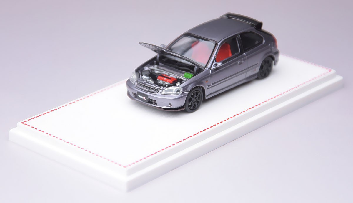 ホンダ シビック タイプR EK9 トワイライトグレー (ミニカー) 商品画像3