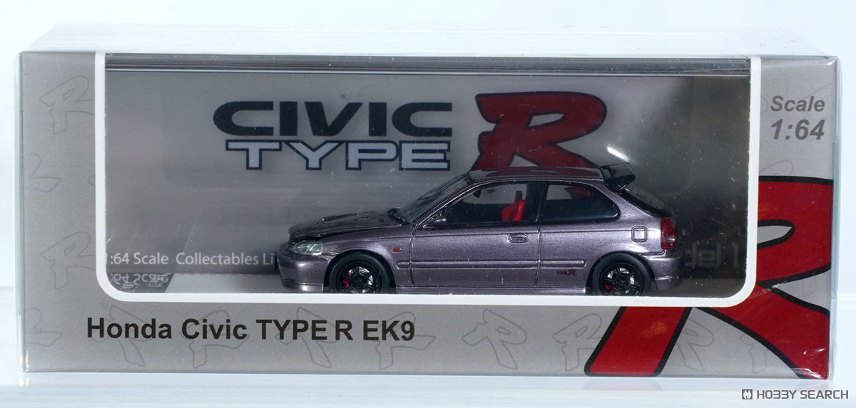 Honda Civic Type R EK9 Twilight Grey (Diecast Car) パッケージ1