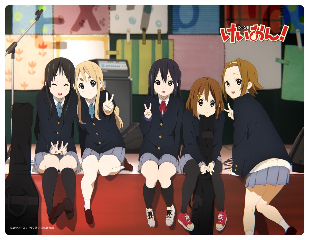 けいおん!! 大判ラバーマット(制服) (カードサプライ) 商品画像1
