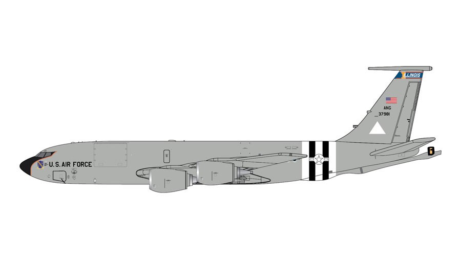 KC-135R, US Air Force, Illinois Air National Guard 63-7981 (Pre-built Aircraft) その他の画像1