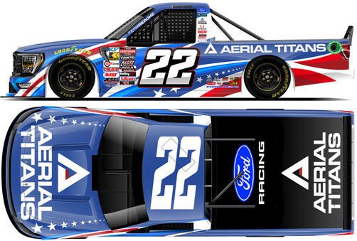 AERIAL TITANS 2026 フォード F-150 ジョシュ・リアウム #22 (ミニカー) その他の画像1